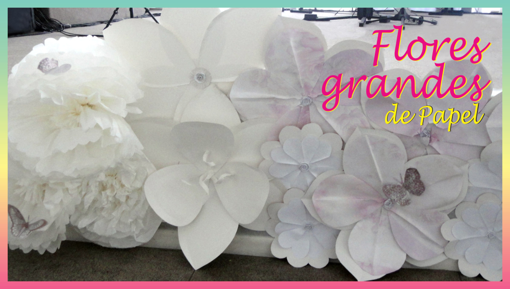 Flores de papel - Decore com elas