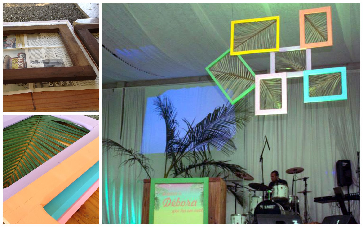 Decoração simples para festividade de Igreja Evangélica