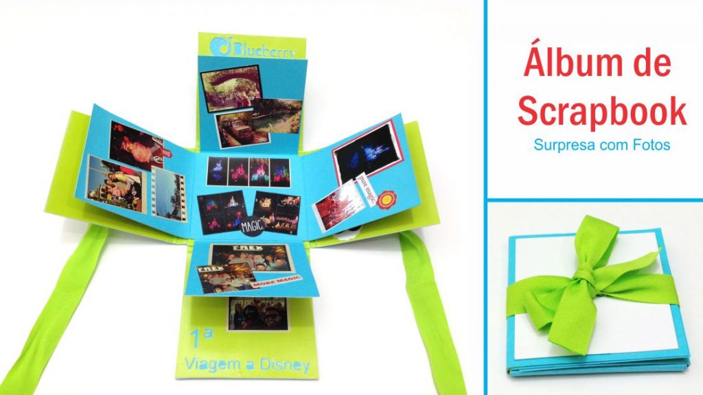 Mini álbum scrapbook