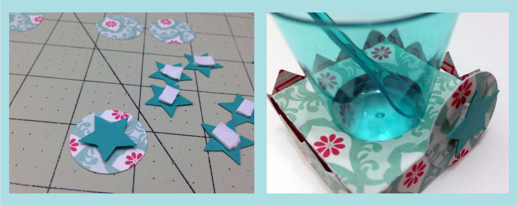 Forminhas para Doce em papel de Scrap