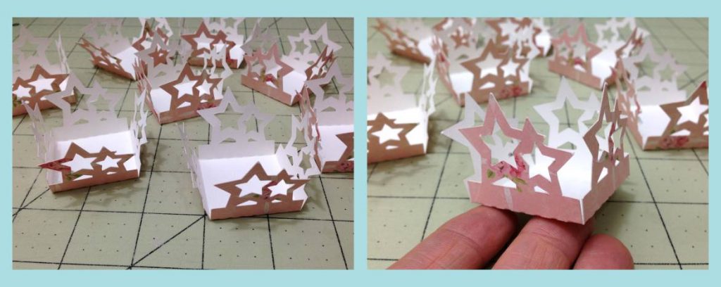 Forminhas de Doce em papel de Scrap 