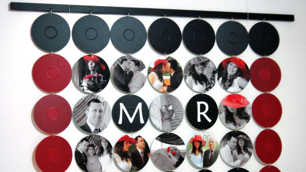 Porta Retrato - Feito com CDs