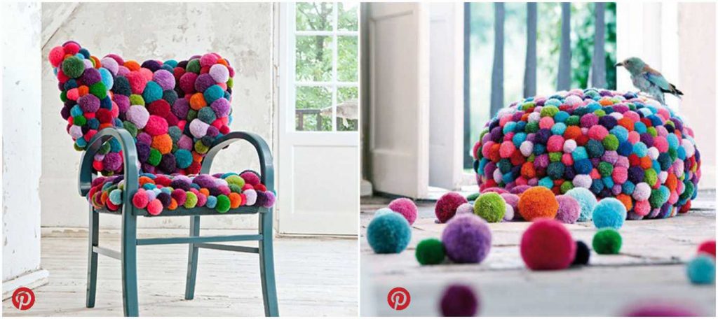 Decoração com pompons 3