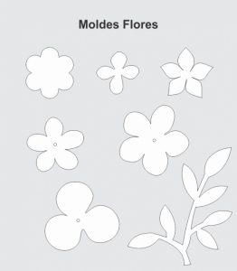 Moldes flores de papel scrapdecor
