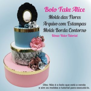 Molde Flores + Borda e Arquivos com Estampas *Bonûs Vídeo Tutorial