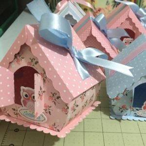 Molde Casinha de Papel