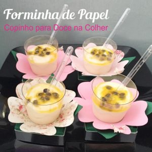 Molde Forminha para Copinho Doce de colher *Bônus Vídeo Tutorial
