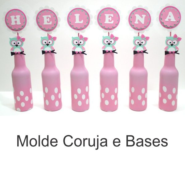 Molde para Silhouette Coruja e bases