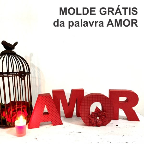 Molde letra 3D grátis