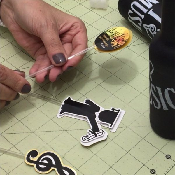 Moldes e Tags para Impressão no tema Música - Imagem 3