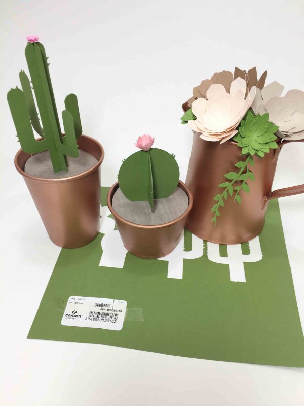 Molde Cactos de Papel - Imagem 2