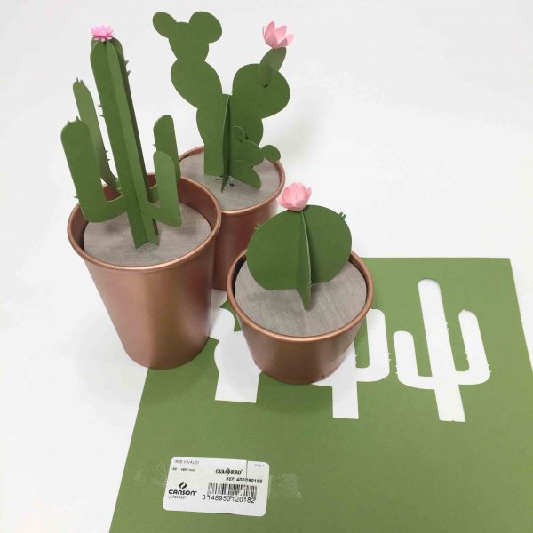 Molde Cactos de Papel - Imagem 3