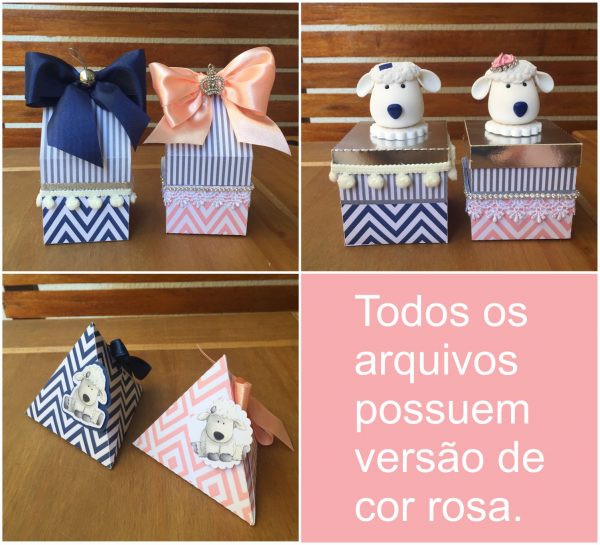 Kit Papelaria de Luxo - Tema Ovelha - Image 2