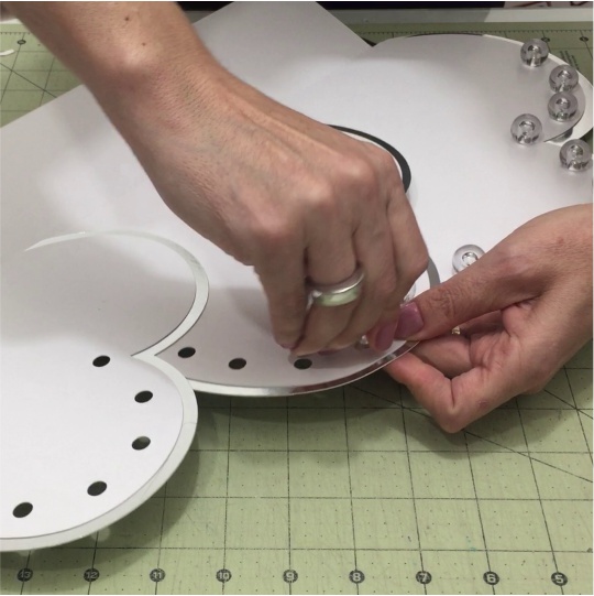 Molde Luminária 03 Corações - Imagem 3