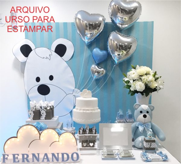 Kit Moldes Scrapfesta Tema Ursinho - Image 6