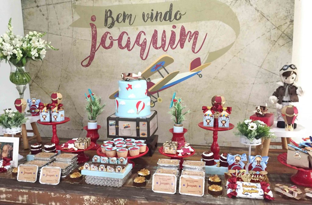 Decoração tema aviador 