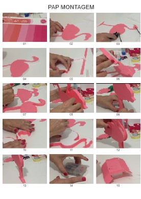 Moldes - Luminária Flamingo e Abacaxi - Imagem 2