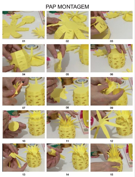 Moldes - Luminária Flamingo e Abacaxi - Imagem 3