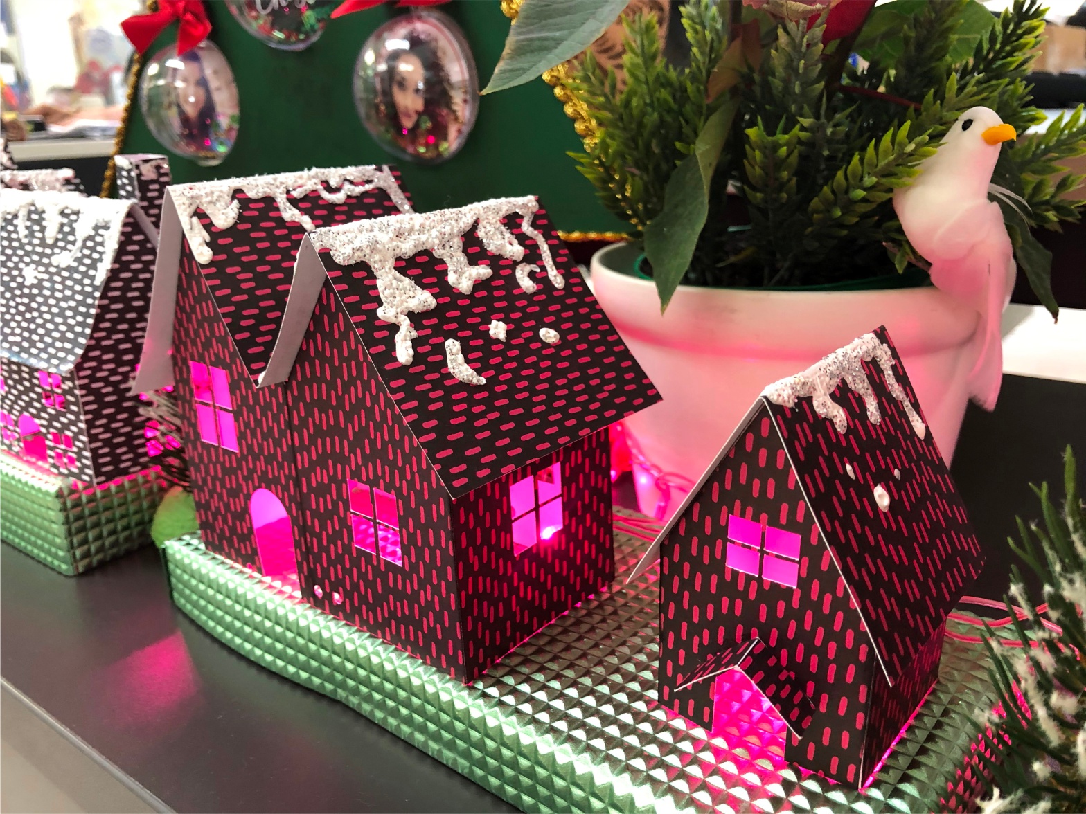 Vila Natalina em A4 - Moldes e Passo a Passo - Imagem 6