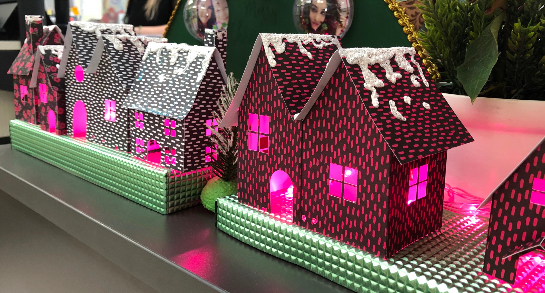 Vila Natalina em A4 - Moldes e Passo a Passo - Imagem 5