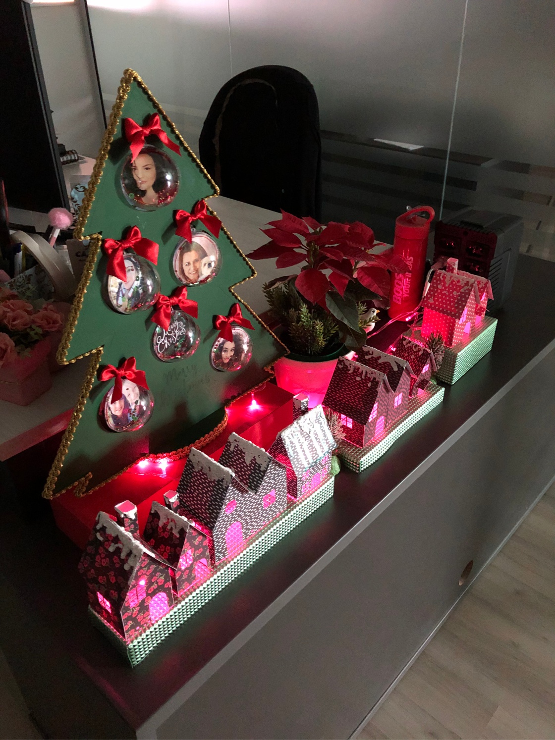 Vila Natalina em A4 - Moldes e Passo a Passo - Imagem 3