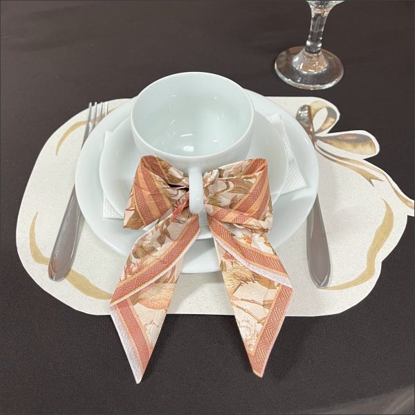 Centro de Mesa - Cesta de Papel com Flores Permanentes - Imagem 5